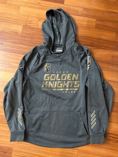 Evgenii Dadonov 63 Vegas Golden Knights Fanatics Authentic Pro Hoodie Sweatshirt Team Player Issue L