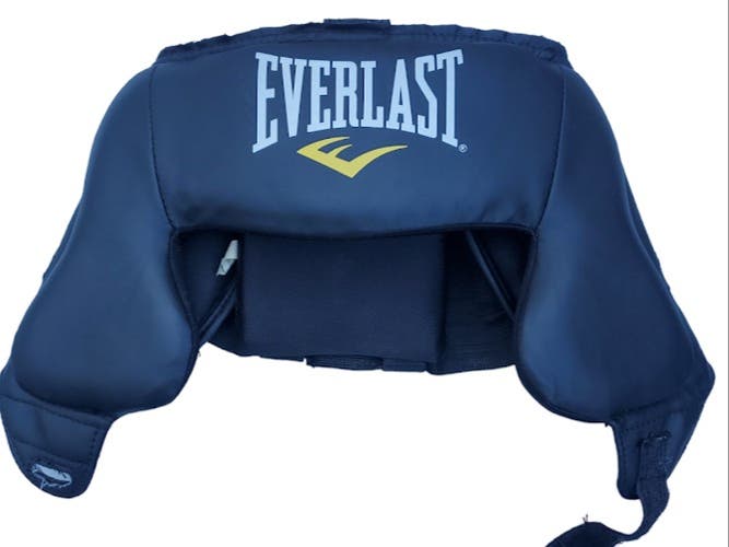 Everlast Boxing Head Gear Po#14346 Black Adjustable Size Medium