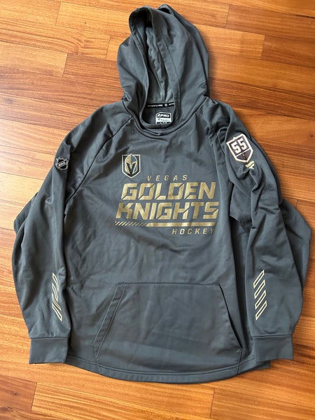 Keegan Kolesar 55 Vegas Golden Knights Fanatics Authentic Pro Hoodie Sweatshirt Team Player Issue XL