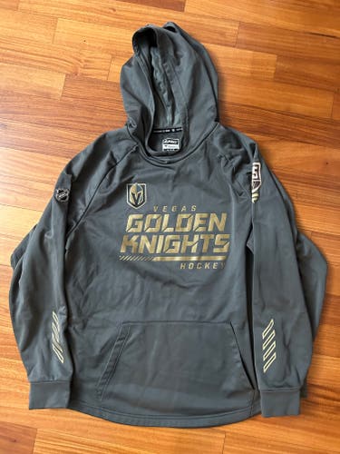 Nicolas Roy 10 Vegas Golden Knights Fanatics Authentic Pro Hoodie Sweatshirt Team Player Issued XL