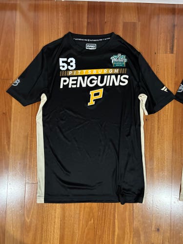 Teddy Blueger Pittsburgh Penguins Fanatics Authentic Pro Locker Room Shirt Medium Team Player Issue