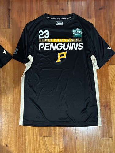 Brock McGinn Pittsburgh Penguins Fanatics Authentic Pro Locker Room Shirt Medium Team Player Issue