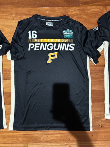 Jason Zucker Pittsburgh Penguins Fanatics Authentic Pro Locker Room Shirt Medium Team Player Issue