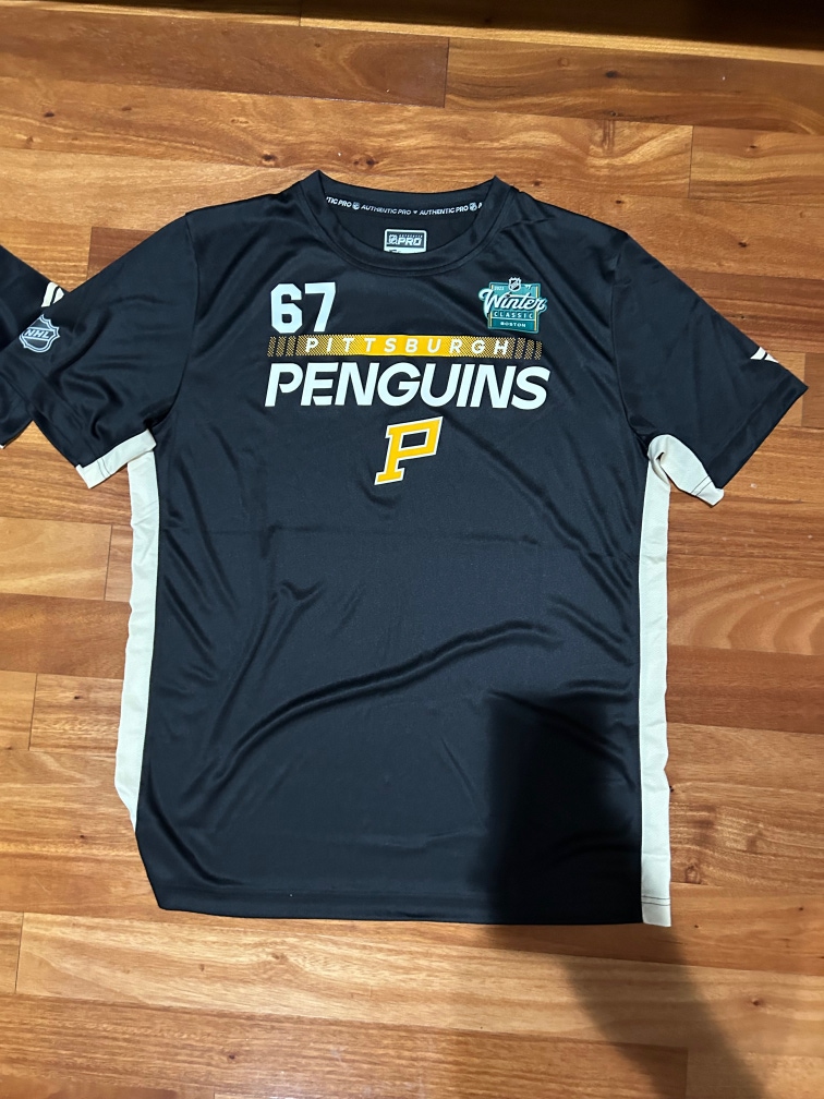 Rickard Rakell Pittsburgh Penguins Fanatics Authentic Pro Locker Room Shirt Large Team Player Issue