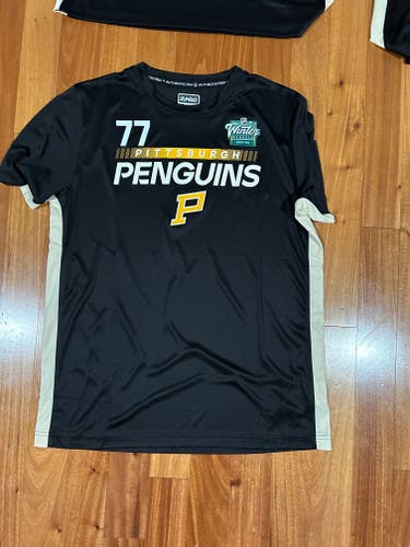 Jeff Carter Pittsburgh Penguins Fanatics Authentic Pro Locker Room Shirt Large Team Player Issue