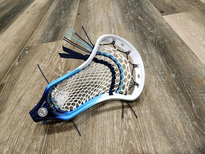 MIDFIELDER POCKET (shooting on the run) stringking Mark 2a Blue UNC Mid to low pocket Soft Hero 3