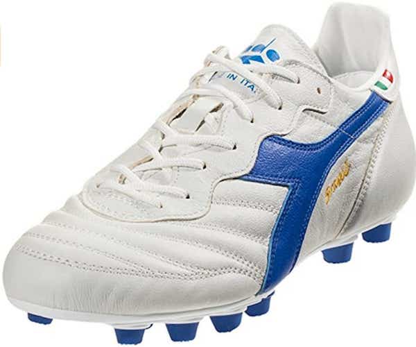 New DIADORA BRASIL ITALY K-PRO 1984 SOCCER CLEATS UK 8 USA 8.5 11771-DIABRASILITKPRO85