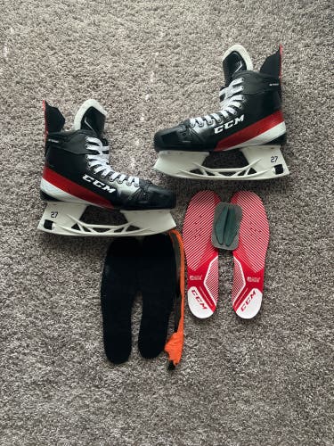 New CCM Regular Width Pro Stock Size 9.5 JetSpeed FT4 Pro Hockey Skates