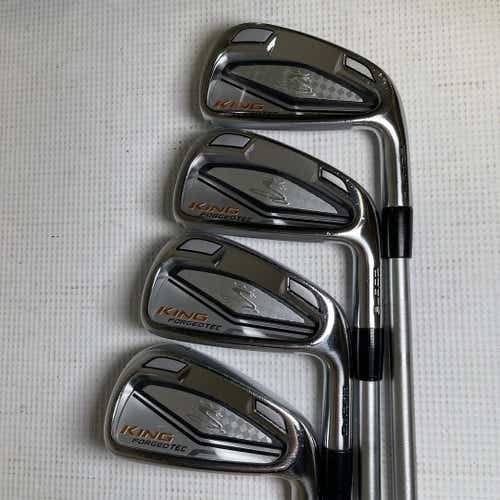 Used Cobra Forged Tec 4i-gw Aw Stiff Flex Steel Shaft Iron Sets