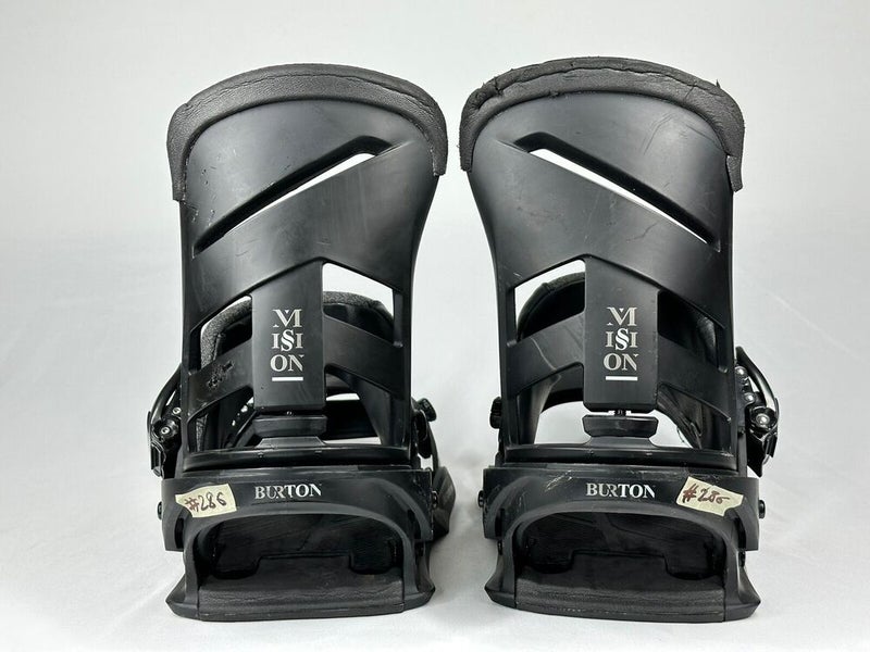 Size M (8-11) Burton Mission Mens Snowboard Bindings #286