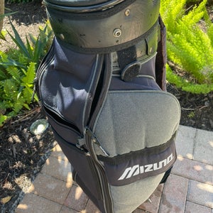 Mizuno Golf Cart Bag With Shoulder Strap and original rain cover .