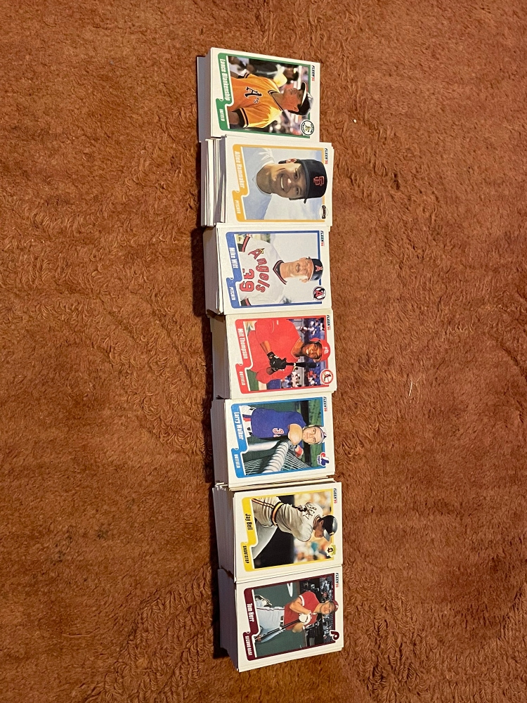 1990 Fleer Baseball Cards Complete Factory Set of 660 Cards