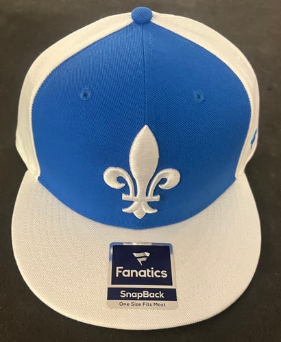 White New Adult Unisex One Size Fits All Nordiques Hat