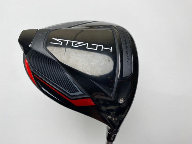 TaylorMade Stealth Driver 9* Aldila Ascent 60g Stiff Graphite Mens RH