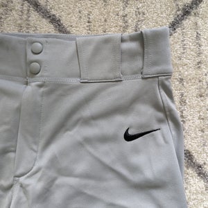 Nike Vapor Pro Men's Baseball Pant Grey / Black (747235-052) Size Medium - New w/o tags