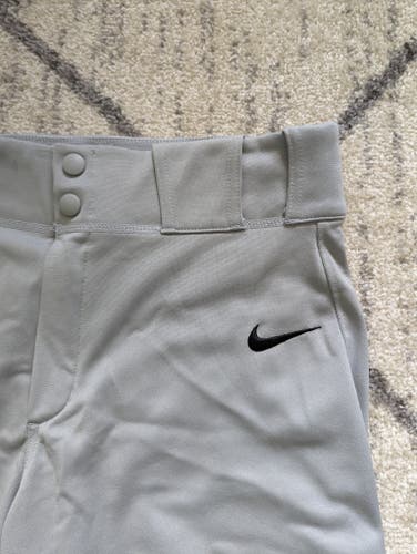 Nike Vapor Pro Men's Baseball Pant Grey / Black (747235-052) Size Medium - New w/o tags