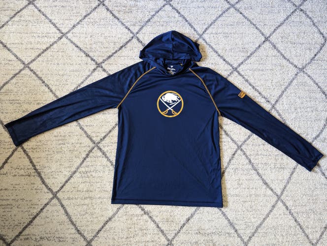 Buffalo Sabres - Fanatics - Large - Lite warm up hoodie - Navy Blue / Yellow - New w/o Tags