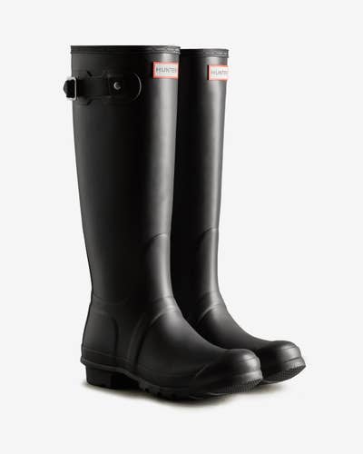 NEW Women's Hunter Original Tall Rain Boots - Black Size 8