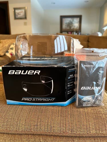 Bauer Visor HDO Pro Clip Straight Visor