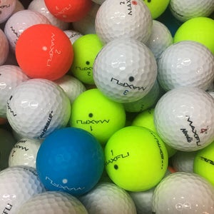 4 Dozen Max Fli Near Mint AAAA Used Golf Balls with assorted Color