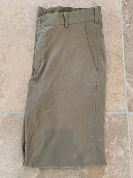 Khaki Brown Used Size 32 x 32 Men's Nike Golf Pants