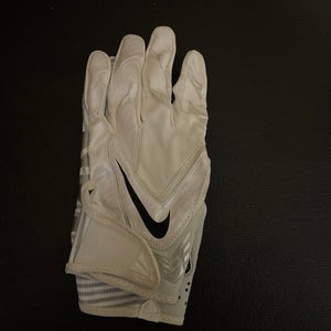 White Adult Large Nike Cj elite  Gloves