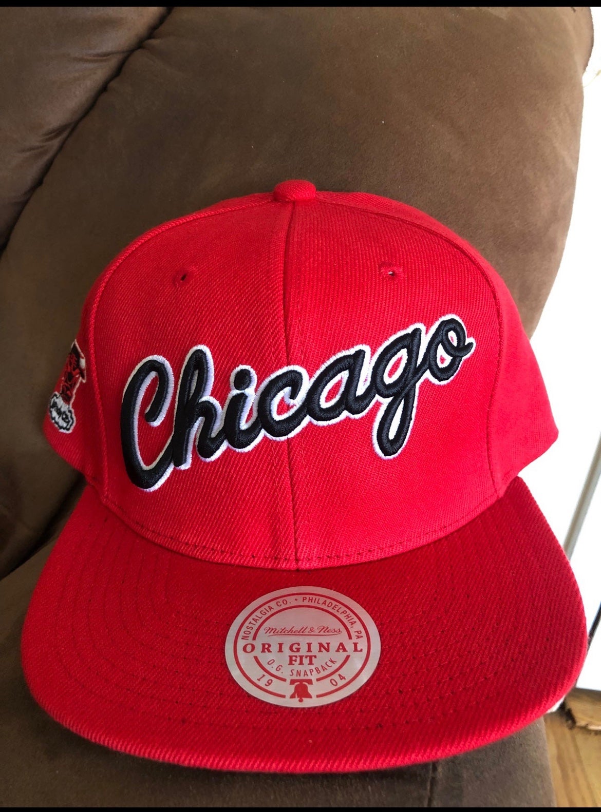 CHICAGO BULLS WORDMARK AND LOGO SNAPBACK HAT(BLACK) - SBL Headwear & Socks