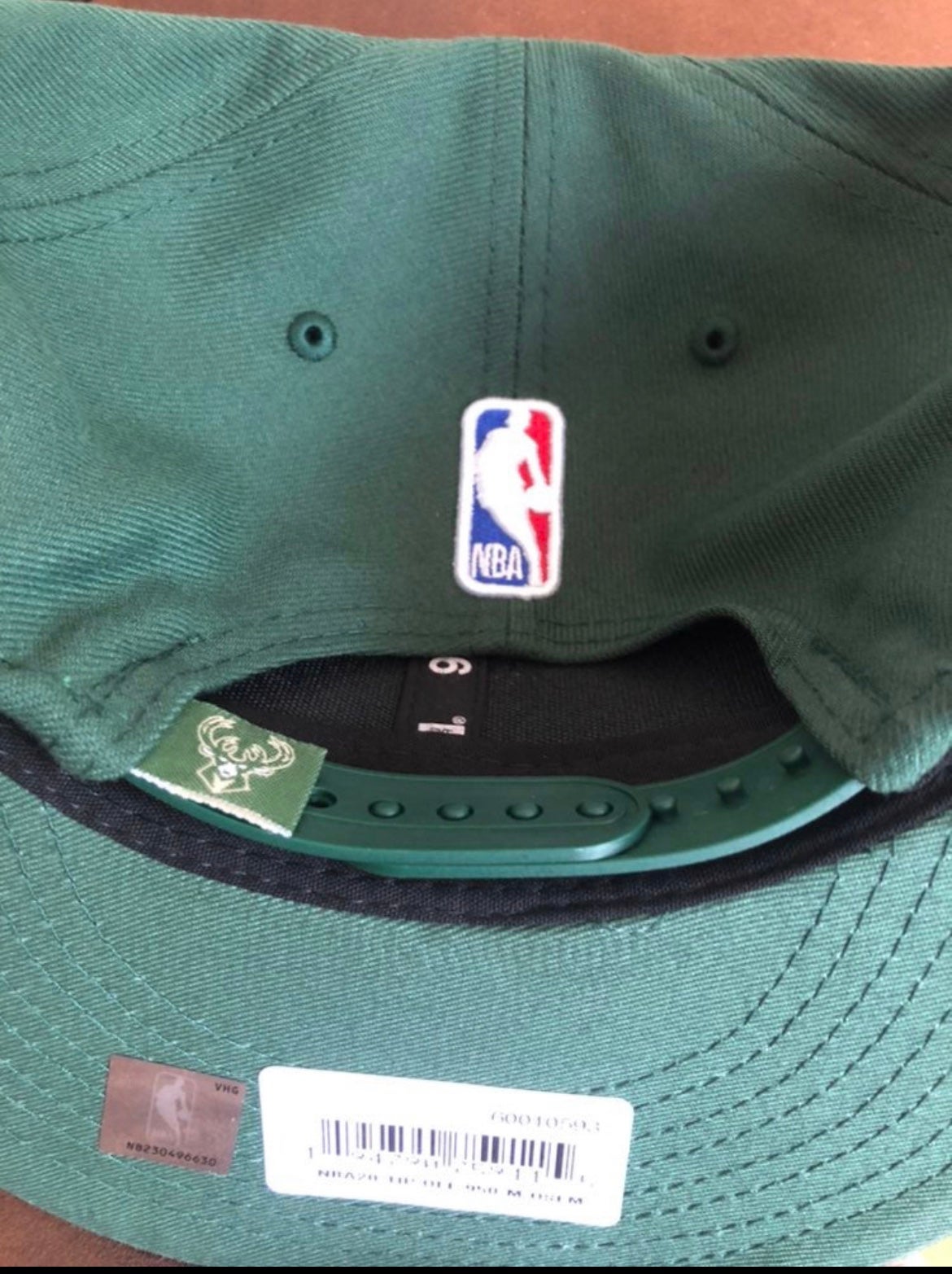 Milwaukee Bucks NBA Basketball Hat Snapback Cap Gray Green Mitchell & Ness  Spell | SidelineSwap