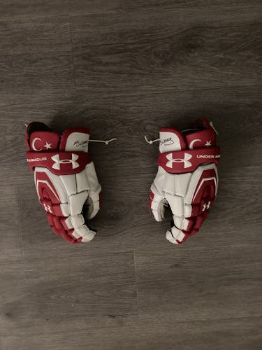 Turkey Mens National Team #8 Player's Under Armour Lacrosse Gloves 13"