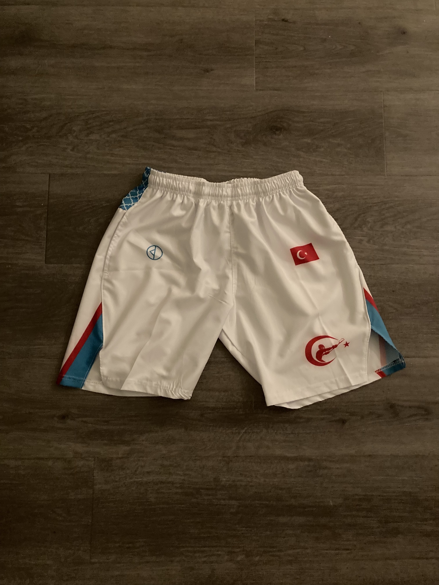 Turkish National Lacrosse White New Medium Men's Shorts