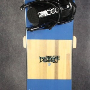 NEW ROSSIGNOL DISTRICT SNOWBOARD SIZE 156 CM WITH NEW PICCO LARGE BINDINGS