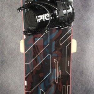 NEW ROSSIGNOL DISTRICT SNOWBOARD SIZE 155 CM WITH NEW PICCO LARGE BINDINGS