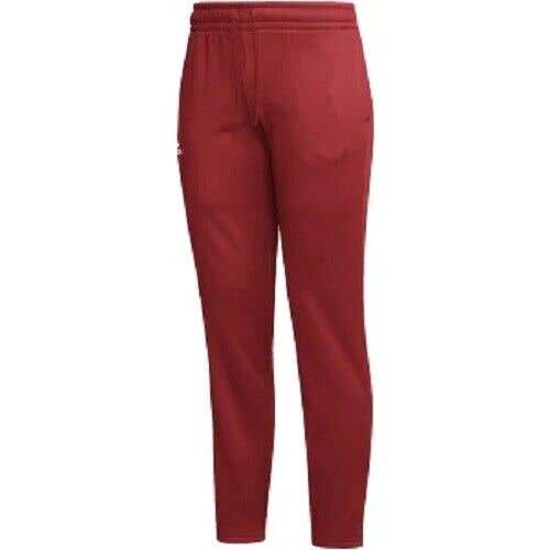 Adidas Womens Stadium Tapered Pants Power Red Size Small HH7455
