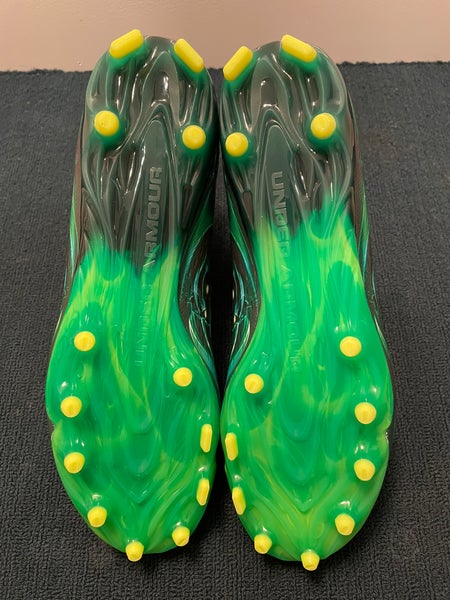 Under Armour Spotlight Lux MC LE “Green Slime” Football Cleats