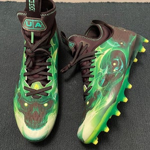 Under Armour Spotlight Lux MC LE “Green Slime” Football Cleats Size 9.5