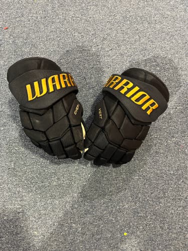 Game Used Black Warrior Covert QRL Pro Stock Gloves Team Issued #14 13”