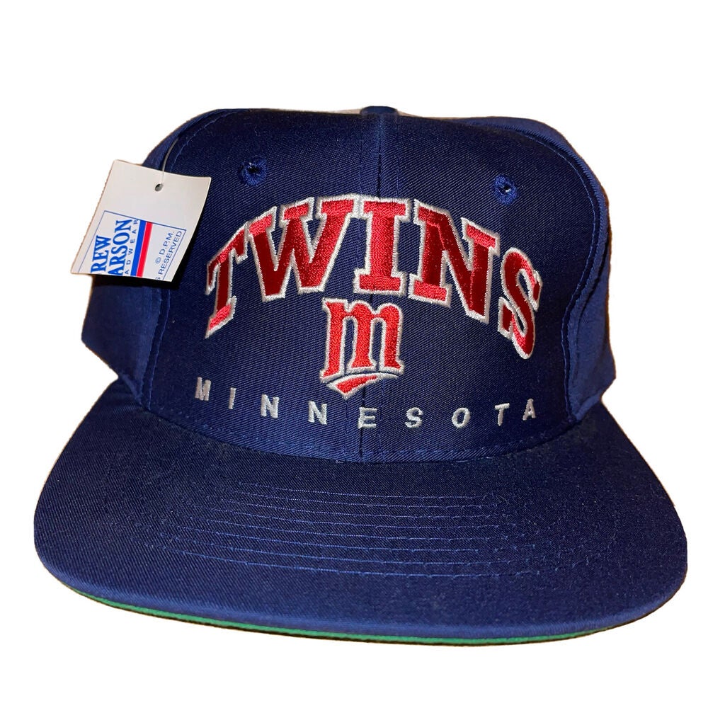 Vintage Texas Rangers Snapback Hat Cap MLB Bar Line Twins Enterprise