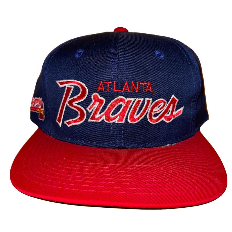 Atlanta+Braves+47+MVP+Retro+Feather+Logo+SnapBack+Hat+-+OSFA for sale  online