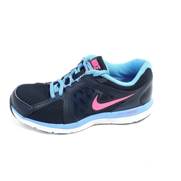 Hacer lista Pantera Nike Dual Fusion ST3 Womens Running Shoes Size 6 Trainers 657498-003 Black  Pink | SidelineSwap
