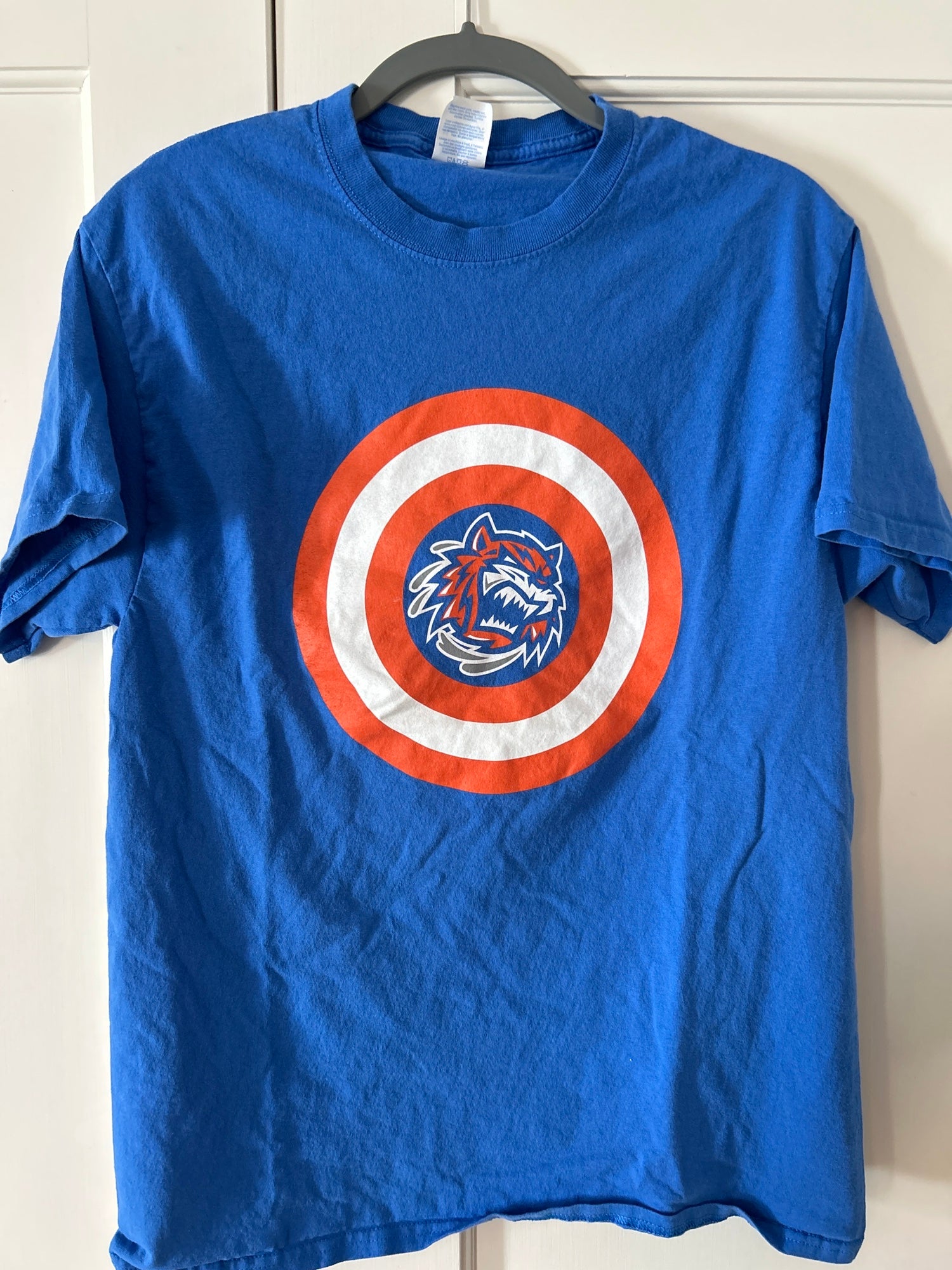 Chicago Cubs Camp Shirt All Over Print Big Logo Genuine Merchandise MLB  Men's M