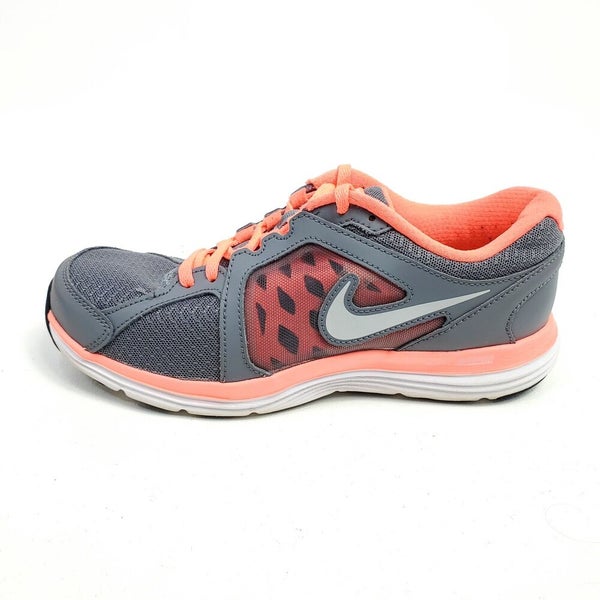 fluido Vegetación imitar Nike Dual Fusion ST3 Womens Running Shoes Size 8 Sneakers 657498-001 Gray  Coral | SidelineSwap
