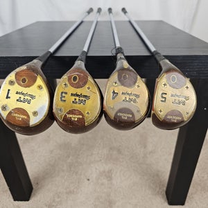 MacGregor MT Persimmon Oil Hardened Driver, 3, 4, & 5 Wood Set TT Dynamic Stiff