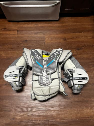 Used Small Warrior Ritual G5 Pro+ Goalie Chest Protector