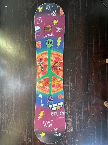 Unisex Ride With Burton Bindings Snowboard