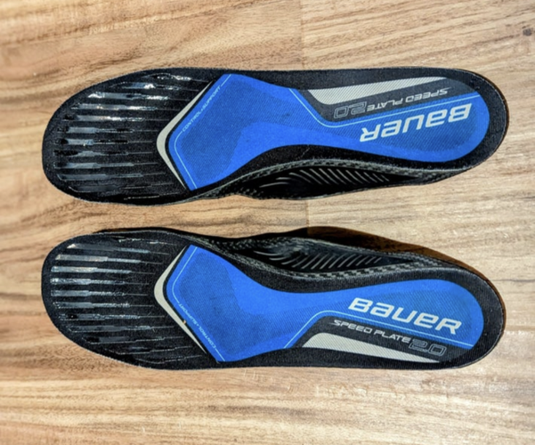 Used Bauer Speedplate 2.0 Custom Footbeds insoles 6.5-7.5