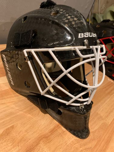 Senior Used Bauer Profile 960XPM Goalie Mask Pro Stock