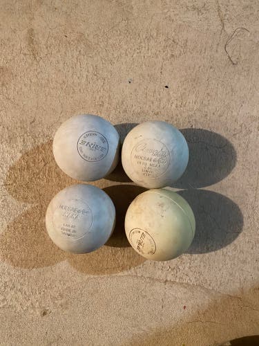 Lacrosse Balls Lacrosse 4 Used Lax