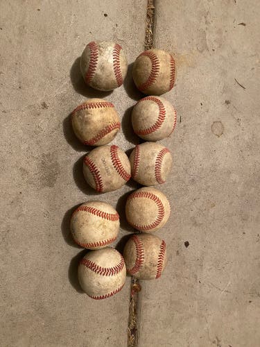 Baseballs 10 Pack Baseballs Well Used