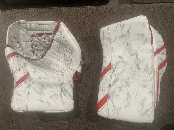 Warrior Ritual G3 Goalie Glove & Blocker Regular Senior Pro Stock