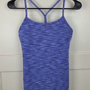 Lululemon Power Y Tank Wee Are From Space Bruised Berry Built In Bra Size: 6
